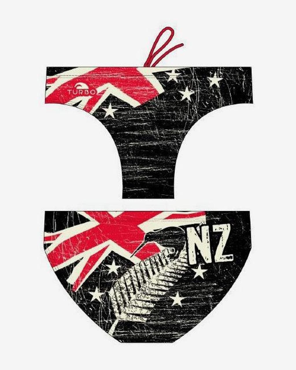 Maillot de bain de natation Turbo New Zealand Vintage - S
