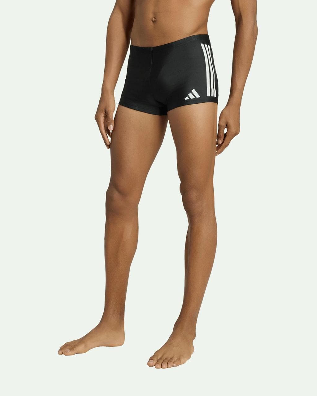 Maillot de bain adidas 3-Stripes noir blanc homme - S