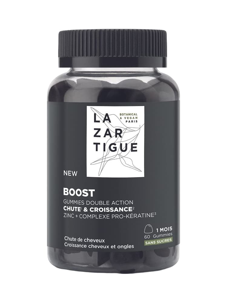 Lazartigue Boost 60 Gummies Complément Alimentaire Croissance Cheveux