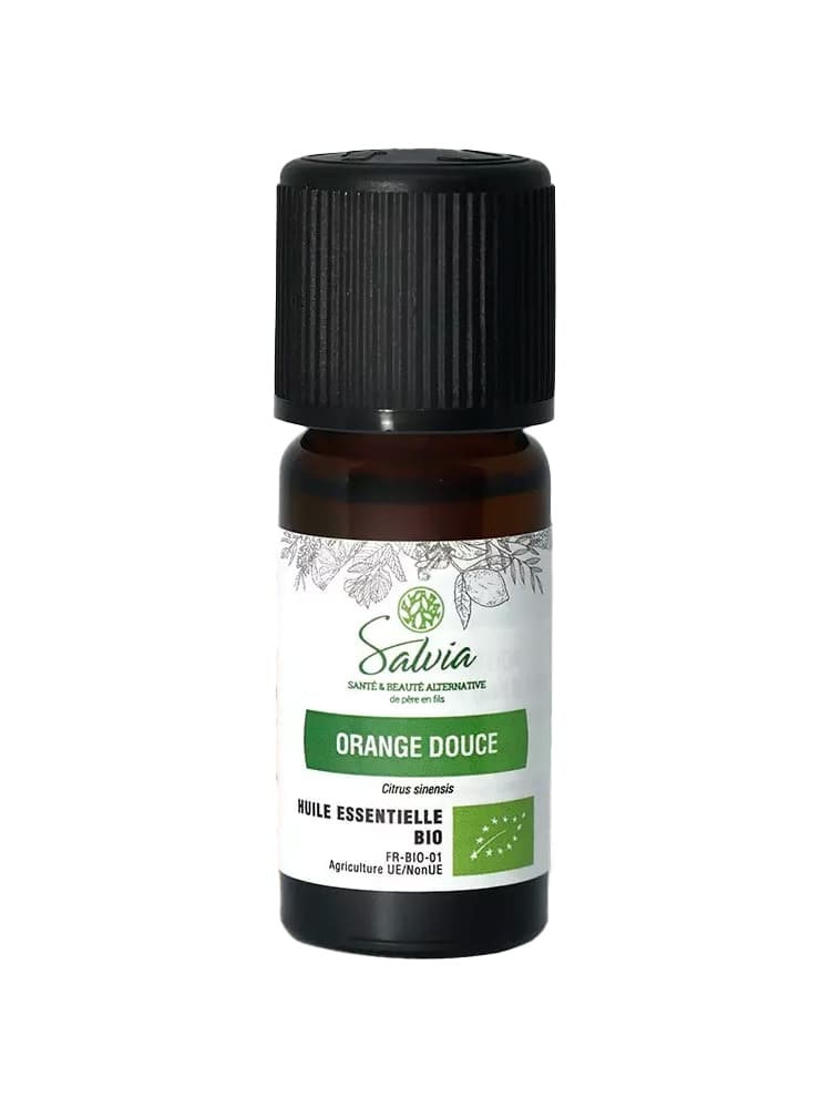 Salvia Nutrition Huile Essentielle Orange Douce Biologique 10 ML